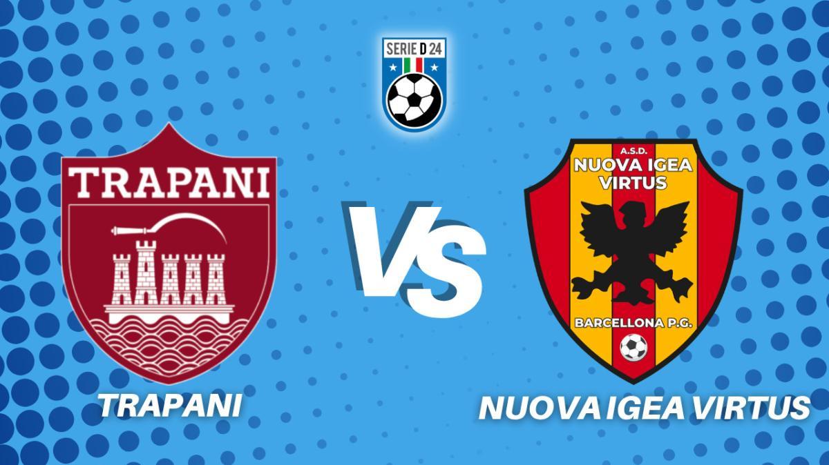 Trapani- Nuova Igea Virtus, la diretta della partita
