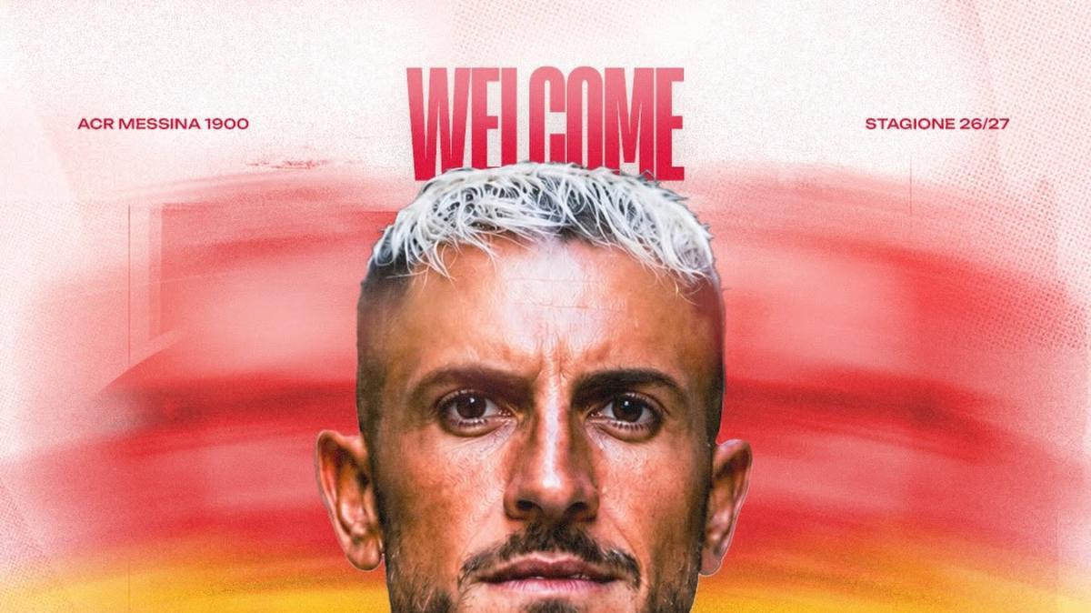 Messina, ufficiale l'arrivo dell'attaccante Manuel Sarao