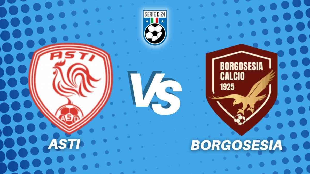 Asti-Borgosesia, la diretta della partita