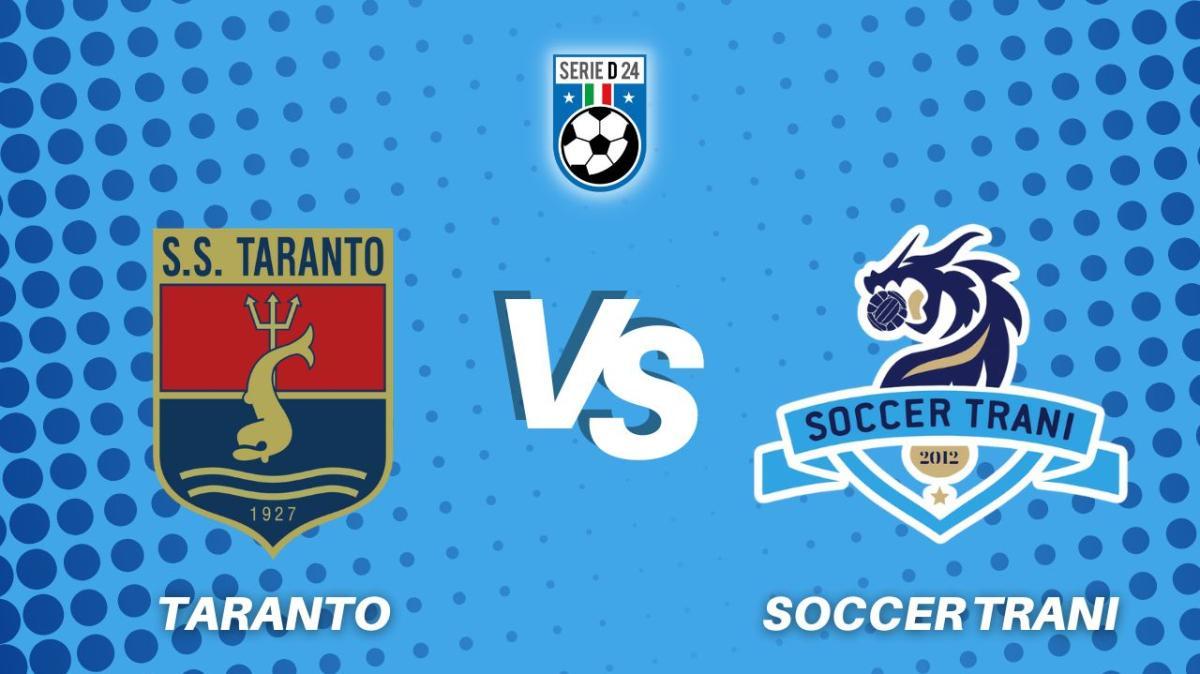 Taranto-Soccer Trani, la diretta della partita