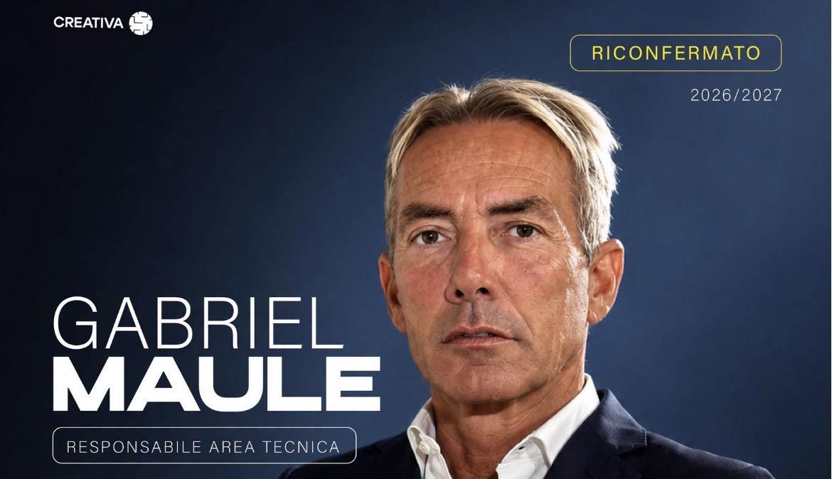 Gravina, ufficiale la conferma di Maule come responsabile dell’area tecnica