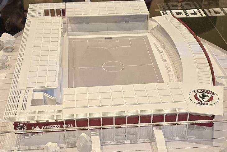 Arezzo, il futuro comincia oggi: scattano i lavori per il nuovo stadio comunale