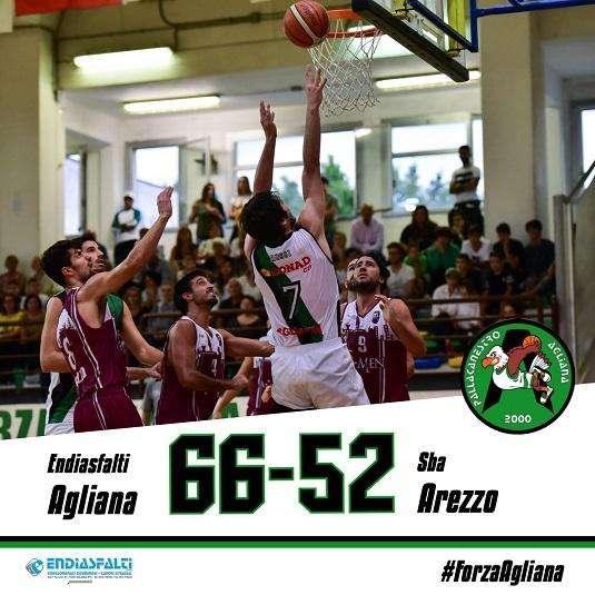 Serie C Gold : Endiasfalti Agliana  vs Amen Scuola Basket Arezzo 66-52
