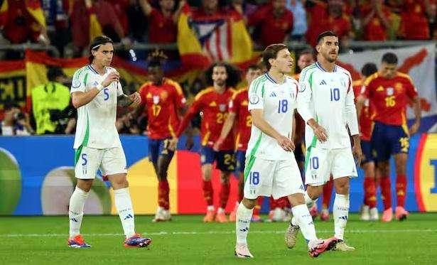 Spagna batte Italia 1-0: Azzurri ko con autogol di Calafiori
