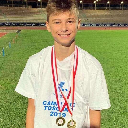 60 piani e salto in lungo: due titoli regionali per Nicholas Gavagni