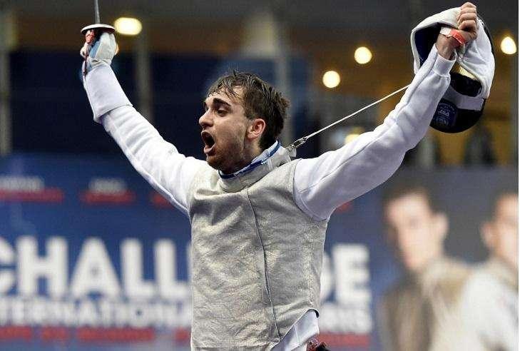 ... con Daniele Garozzo, schermidore della Nazionale a Tokyo 