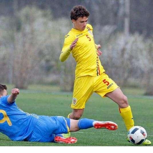 … con Kevin Ciubotaru difensore Nazionale Under 16 della Romania 