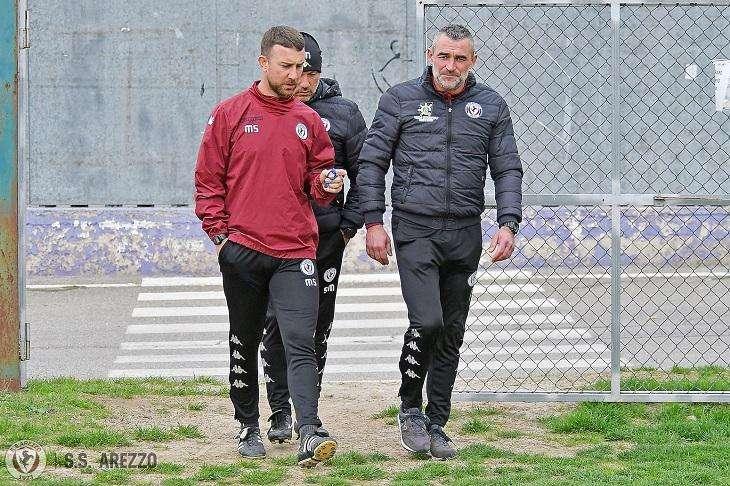 L' Arezzo di Mister Sussi si prepara per la trasferta di Città di Castello