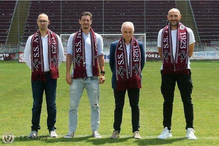 Avanti insieme: l' Arezzo confermato l'intero staff tecnico della prima squadra