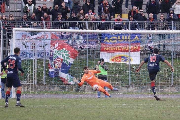 Campionato di Serie D : Sangiovannese - Montevarchi 0 - 0 