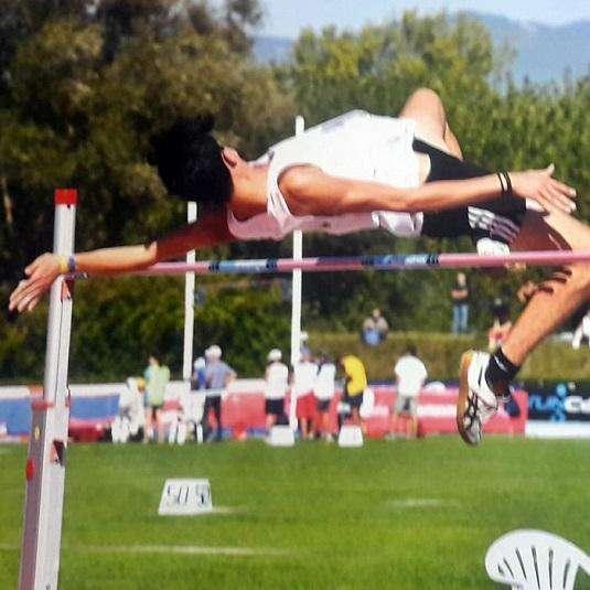 Federico Rubechini è settimo ai Campionati Italiani di salto in alto