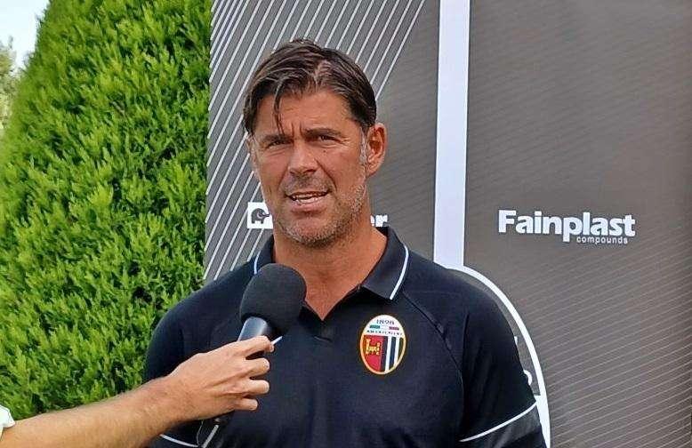 ... con Andrea Sottil, tecnico dell’Ascoli.
