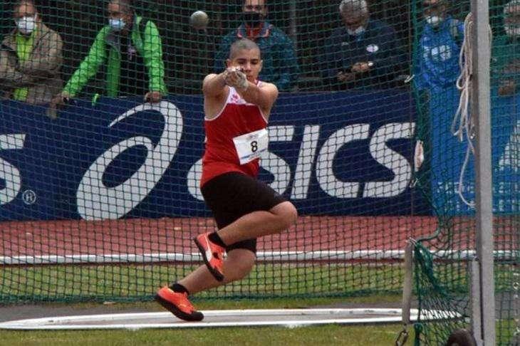 L’aretino Joshua Vagheggi è campione toscano nel lancio del martello