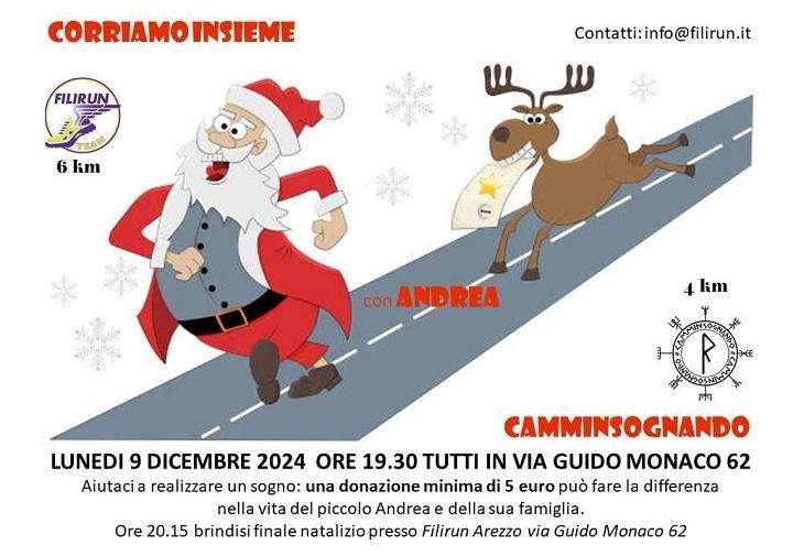  Un abbraccio per Andrea, un passo per la solidarietà