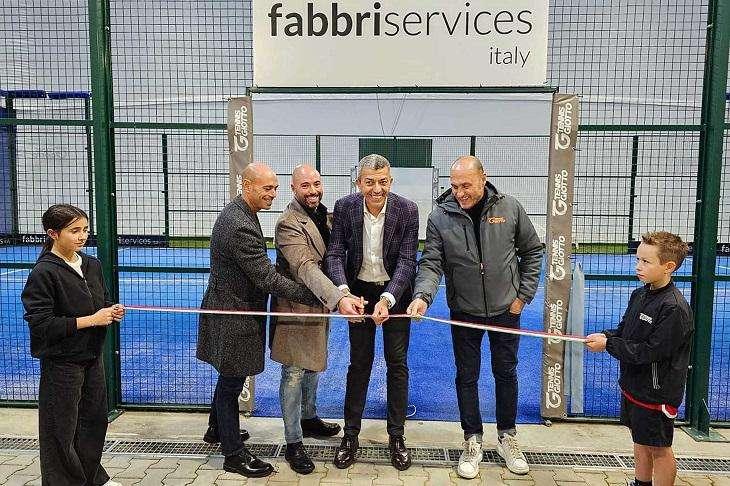 Taglio del nastro al Tennis Giotto per la nuova copertura dei campi da padel
