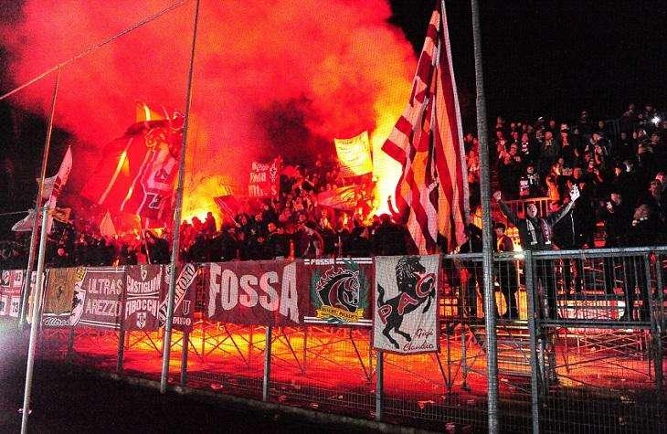 Coppa Italia di Lega Pro : Arezzo - Ascoli 2 - 1 