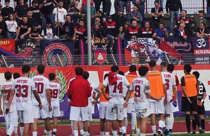 Campionato di Serie D . Sangiovannese - Montevarchi 0 - 1 