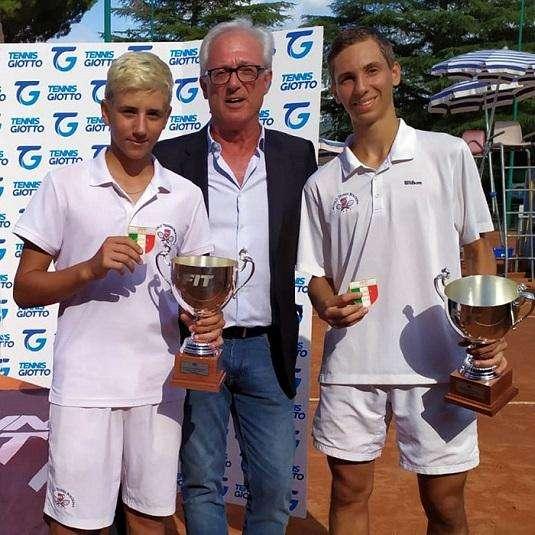 Baldisserri e Truffelli vincono lo scudetto di doppio al Tennis Giotto 