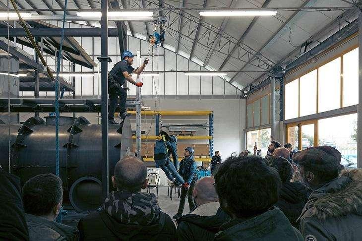 Inaugurata a Sansepolcro una palestra per la sicurezza sui luoghi di lavoro
