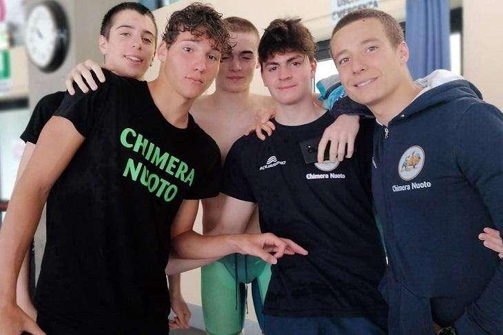 La Chimera Nuoto vince quarantatré medaglie al Meeting di Primavera