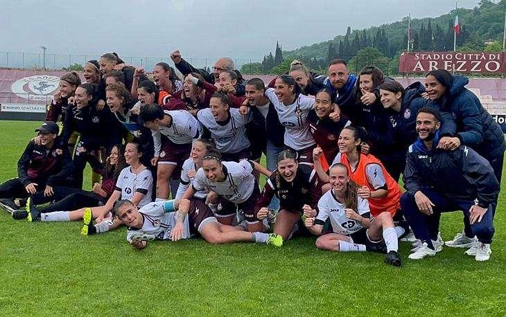 Serie B Femminile : Arezzo - Pavia 1 - 0