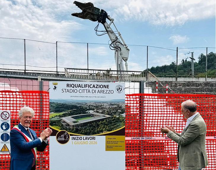Stadio “Città di Arezzo”: nasce Arena Amaranto, il motore del futuro amaranto