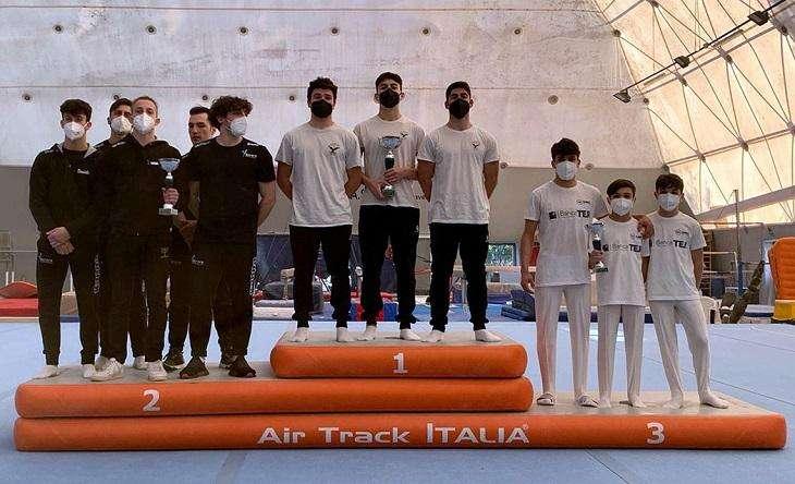 La Ginnastica Petrarca è promossa in B con l’artistica maschile