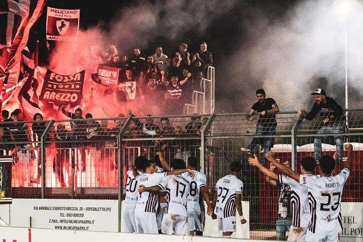 Posticipo interessante : Arezzo-Pontedera, si giocano molto
