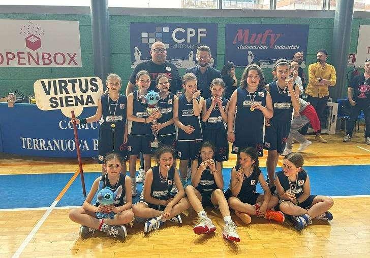 Virtus Siena vince il 18° Torneo Fratini di Terranuova B.ni