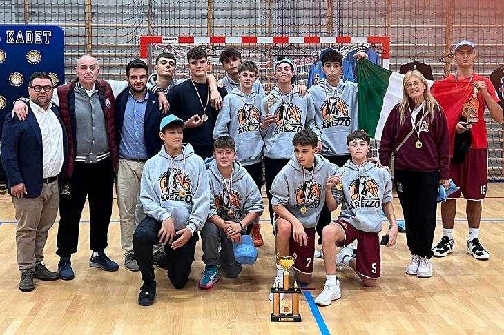 La Scuola Basket Arezzo ha vinto il torneo internazionale di Oswiecim