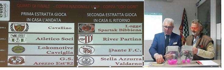 Coppa Edo Gori: sorteggiati i quarti, sale la tensione!