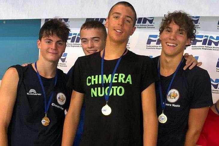 Sette ori per la Chimera Nuoto al Campionato Regionale Estivo
