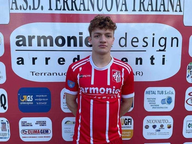  Tommaso Senzamici veste il bianco rosso della Terranuova Traiana