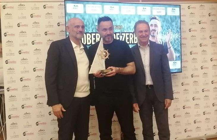 XXXV Timone d'Oro: Arezzo incorona De Zerbi e celebra il mito amaranto Bucchi