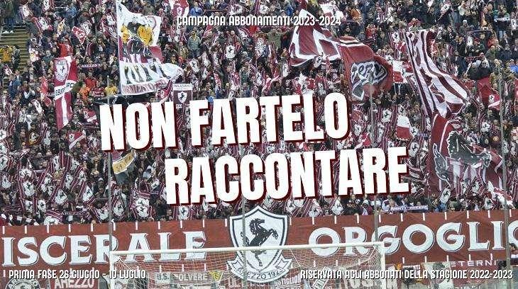 Prevendita per il secondo turno di Coppa Italia, Arezzo-Ascoli