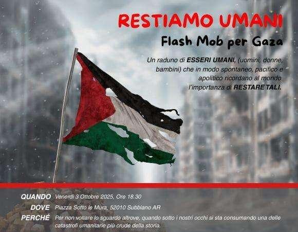FLASH MOB A SUBBIANO – UN MESSAGGIO DI PACE E UMANITÀ