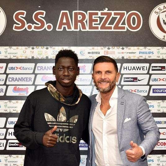 Adama Sane è un nuovo calciatore dell' SS Arezzo 