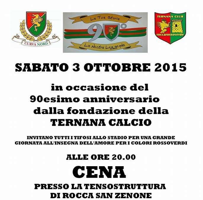 La Ternana compie novant'anni: ecco l'iniziativa dei tifosi