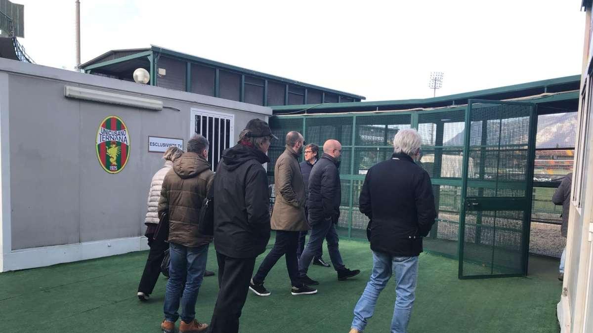 Ternana-Comune-Questura: sopralluogo per lo stato del Liberati