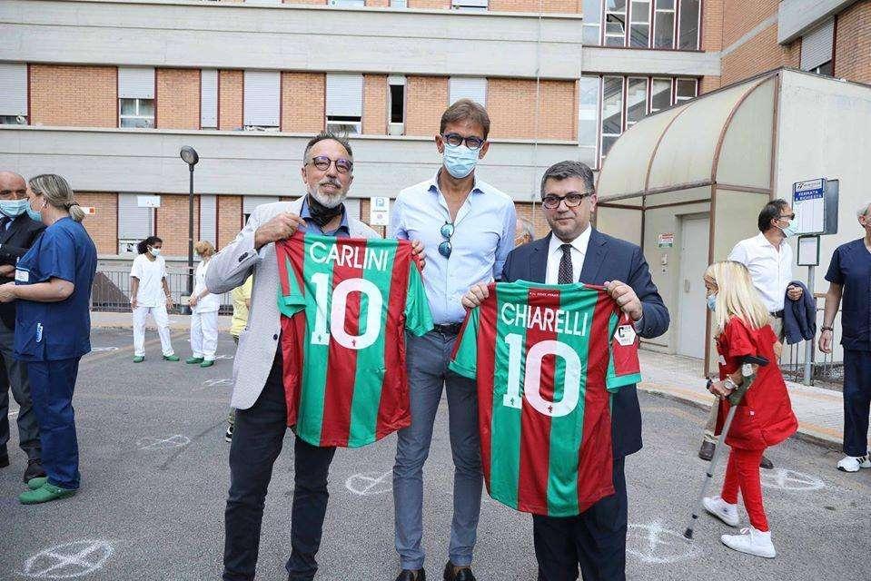 Lotta al Covid19, la Ternana omaggia l'Ospedale di Terni