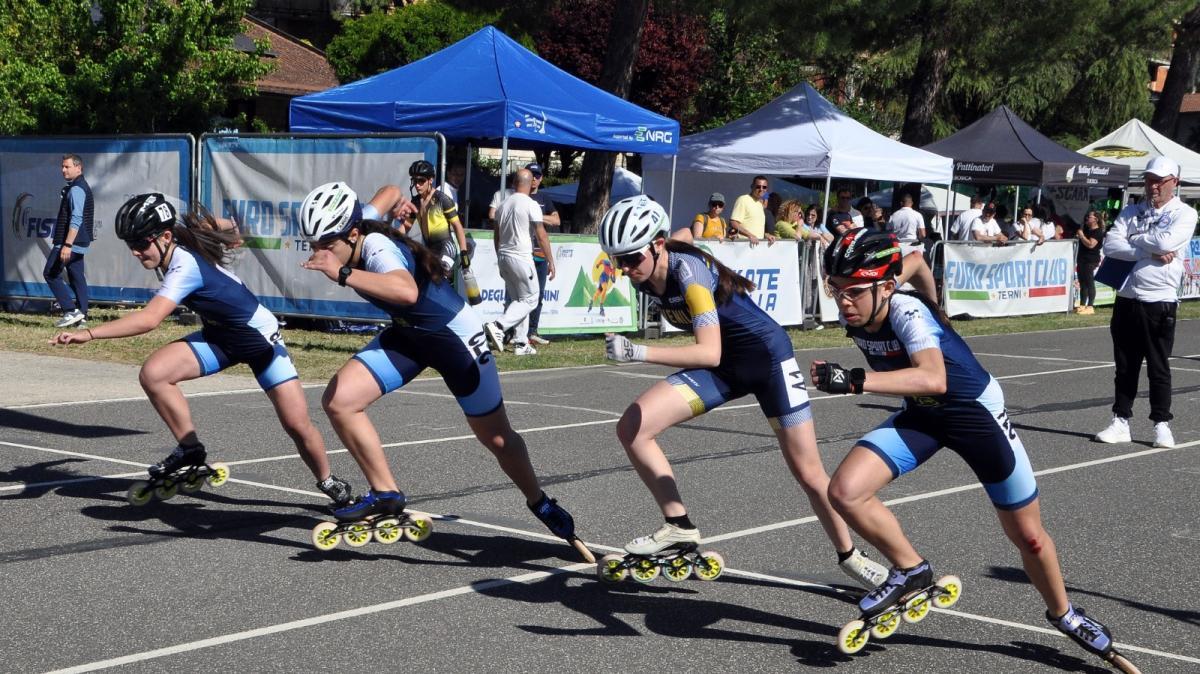 Euro Sport Club, stagione da applausi nel pattinaggio corsa