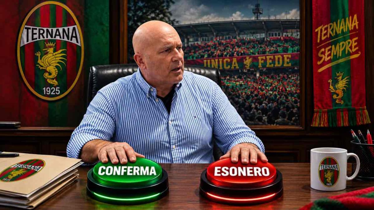 Ternana, Lisuzzo ancora in panchina ma si aspettano le valutazioni di Bandecchi