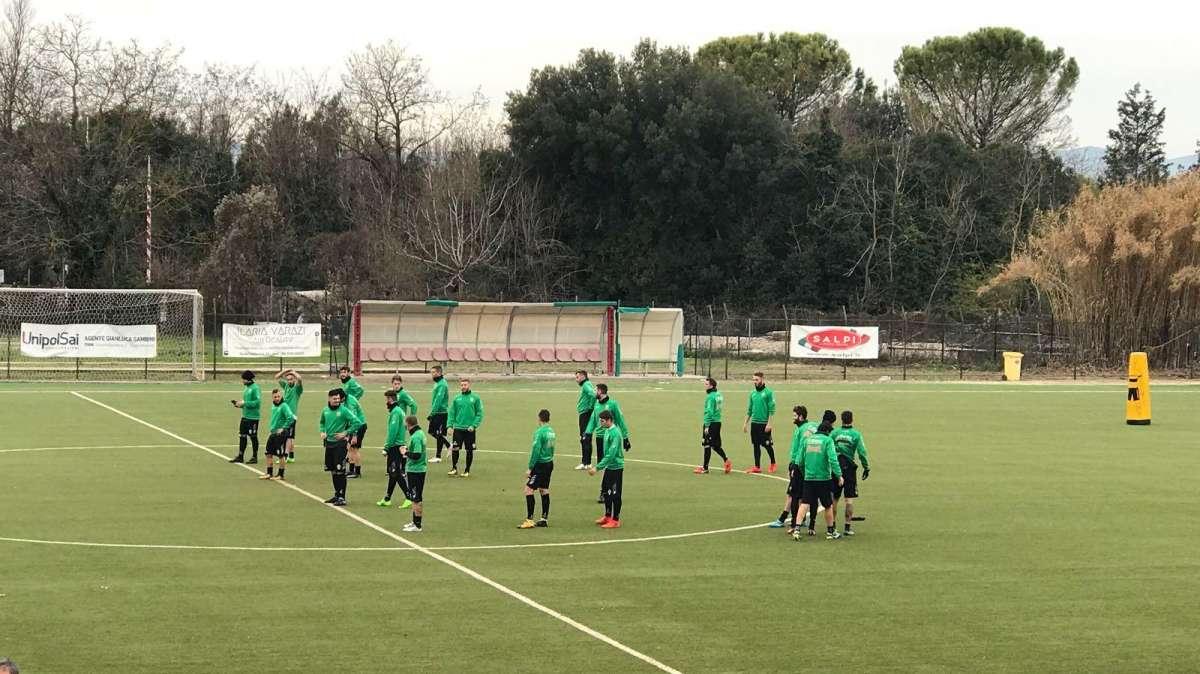 Ternana - Allenamento pomeridiano pre-rifinitura