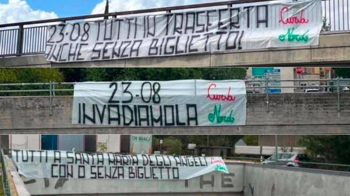 striscioni Curva Nord