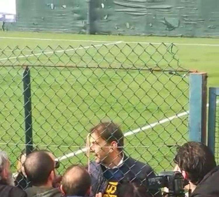 Contestazione all’allenamento: parla Tagliavento