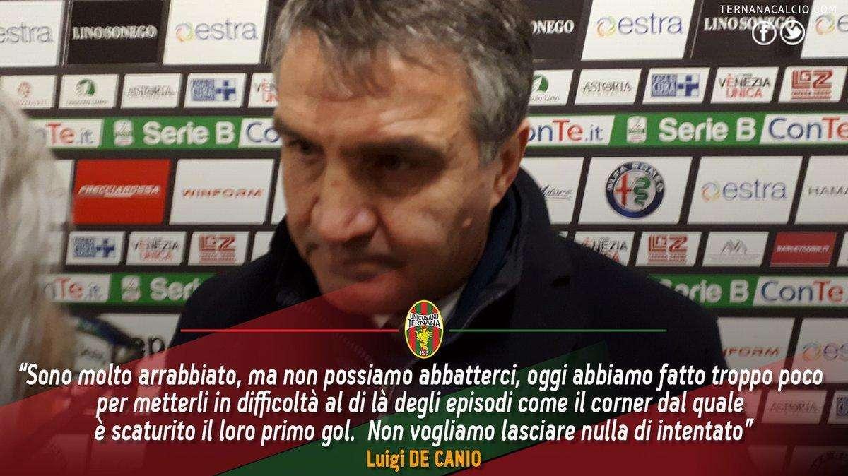 De Canio: "Sono molto arrabbiato, ma non possiamo abbatterci, oggi abbiamo fatto troppo poco per metterli in difficoltà”