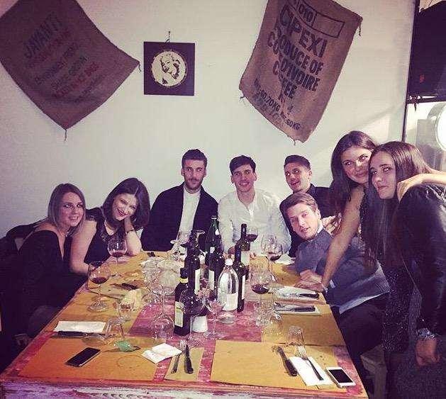 FOTO - Per Belloni un capodanno con tanti amici