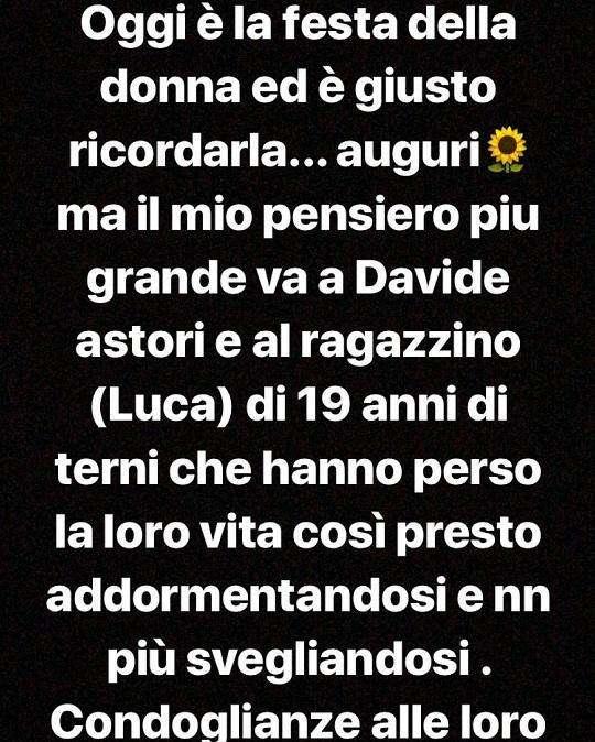 FOTO - Il pensiero di Montalto va a Davide e Luca