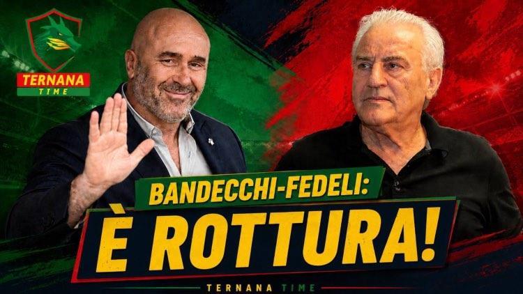 NUOVA TERNANA 1925, ESCE DI SCENA FEDELI