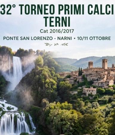 TUTTO PRONTO PER IL " TORNEO PRIMI CALCI TERNI " PER I NATI 2016 E 2017
